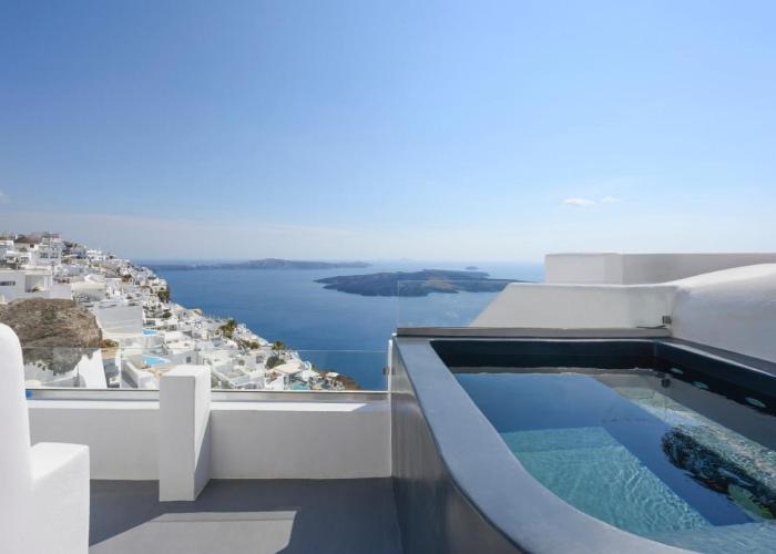Hommage Suites with Caldera View Hot tub