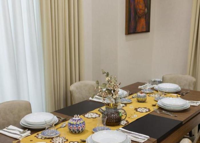 Stylish 1 Bedroom Apartment with Large Private Terrace and Rudaki Park Views in Central Dushanbe
