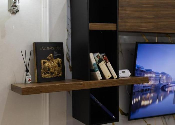 Stylish 1 Bedroom Apartment with Large Private Terrace and Rudaki Park Views in Central Dushanbe