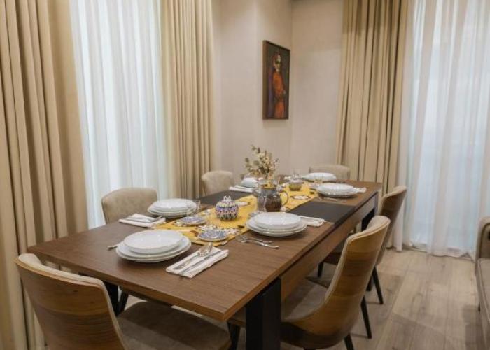 Stylish 1 Bedroom Apartment with Large Private Terrace and Rudaki Park Views in Central Dushanbe