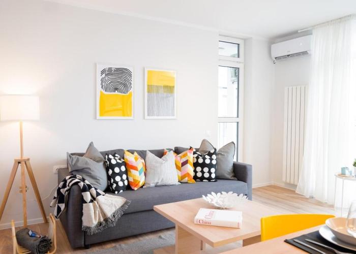 Scandinavian Airy APT in Business Area & Airport