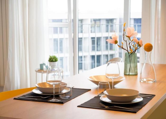 Scandinavian Airy APT in Business Area & Airport