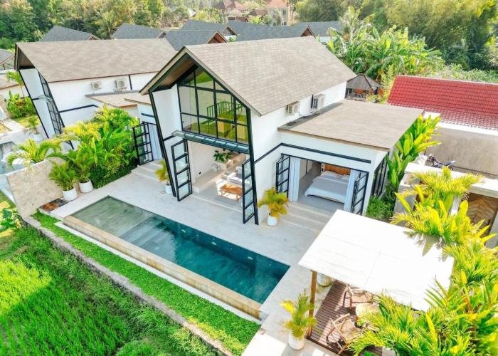 Villa Kura Kura - Tranquil Modern Villa in the Heart of Ricefields