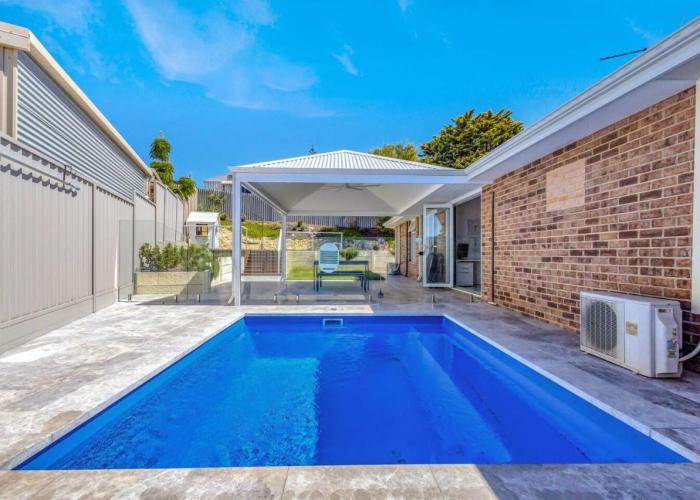 Coastal Poolside Retreat