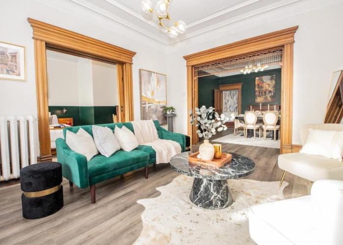 Elegant Escape, Modern Luxe in Historic Suite