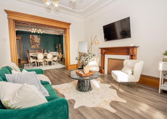 Elegant Escape, Modern Luxe in Historic Suite