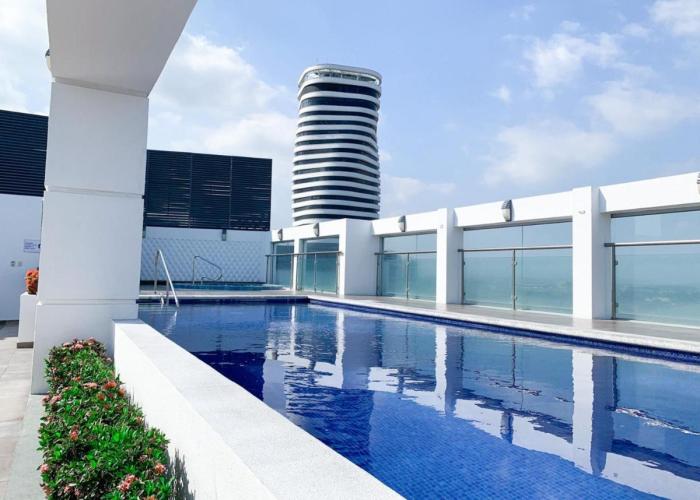 Departamento con Piscina, Jacuzzi y GYM