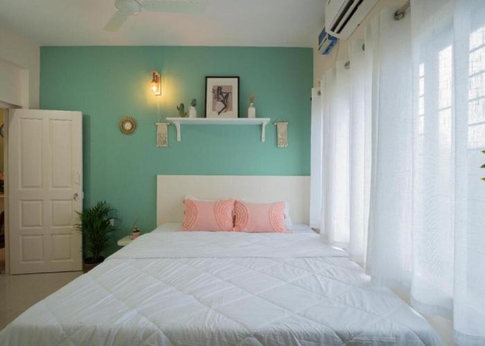 Sage Blush Cozy2BHK in Siolim by Lazy Daze Stays