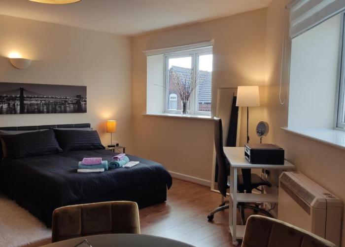 Modern Studio Flat in Wigan