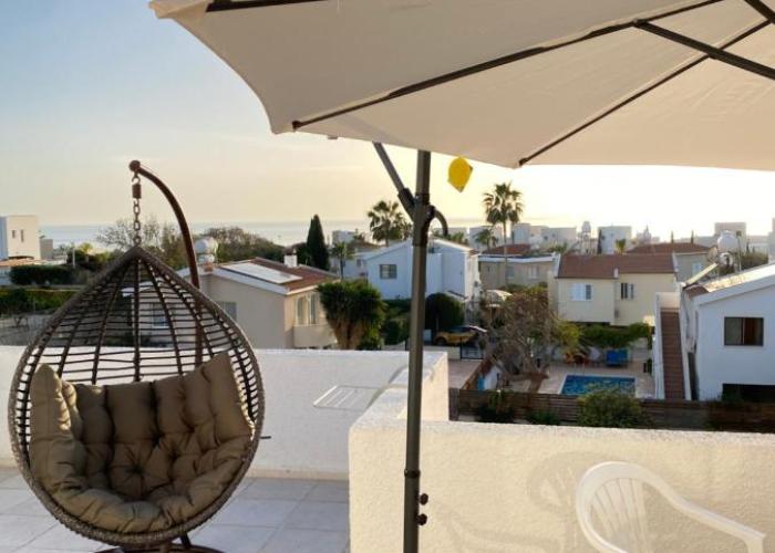 260 m to Beach, Sea&Sunset view terrasa