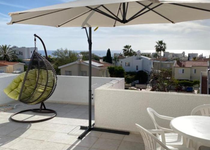 260 m to Beach, Sea&Sunset view terrasa