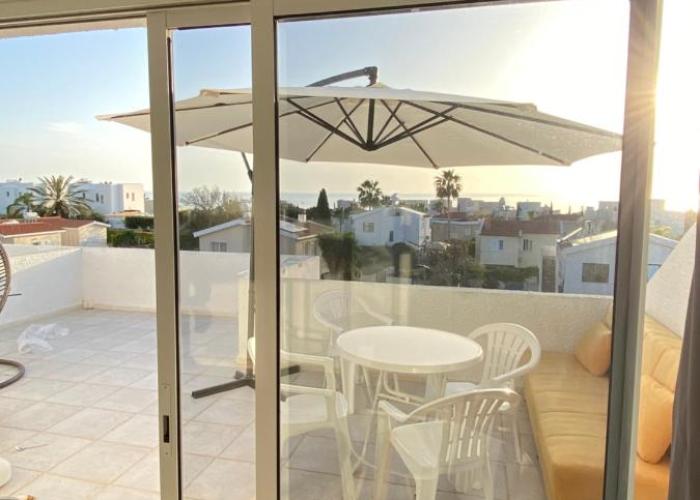 260 m to Beach, Sea&Sunset view terrasa