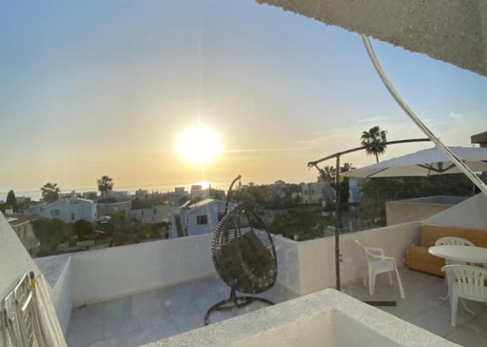 260 m to Beach, Sea&Sunset view terrasa