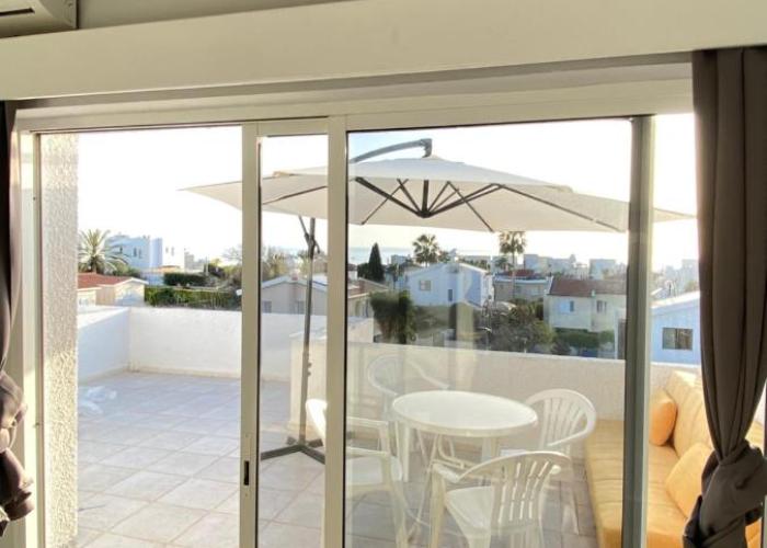 260 m to Beach, Sea&Sunset view terrasa