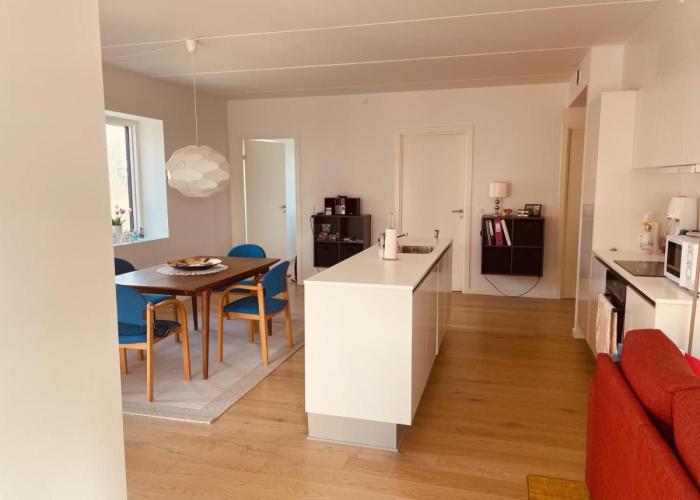 Unique Three Bedroom Apartment in the City of Kolding with Private Parking