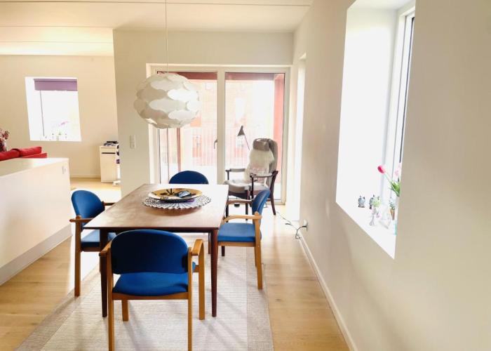 Unique Three Bedroom Apartment in the City of Kolding with Private Parking