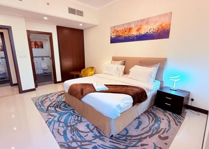 75 inch TV One Bedroom Apartment