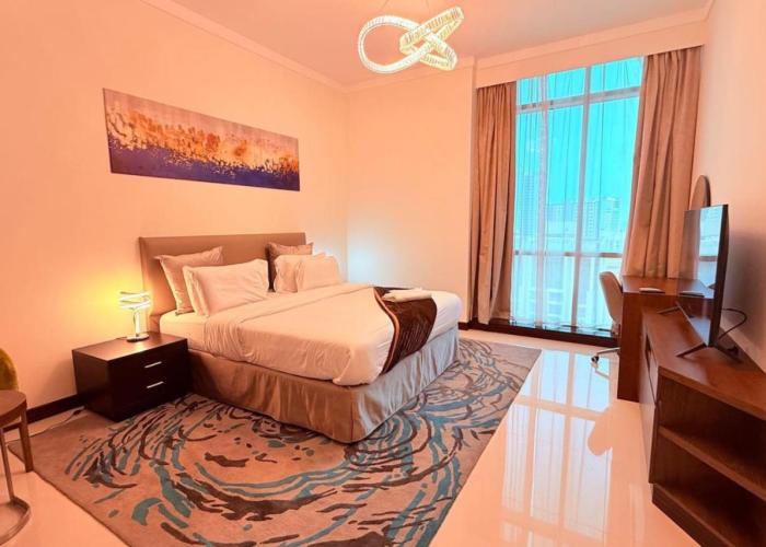 75 inch TV One Bedroom Apartment