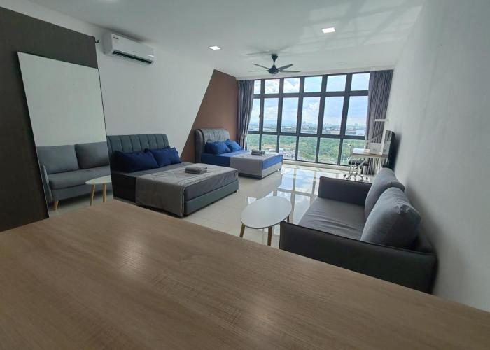 Green Haven Studio Apartment 2 Double Bed with WiFi Netflix