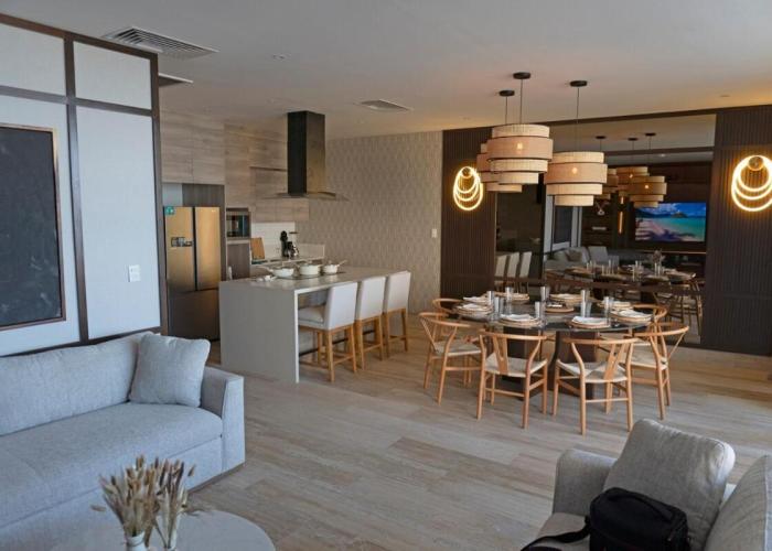 Beachfront apartment