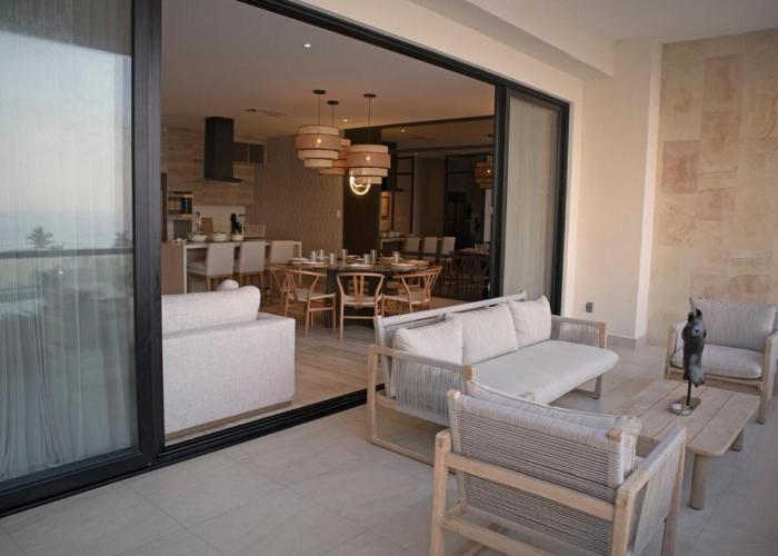 Beachfront apartment