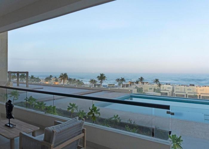 Beachfront apartment