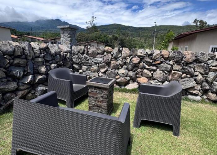 Los pinos casa con hogueras y vistas al Volcán
