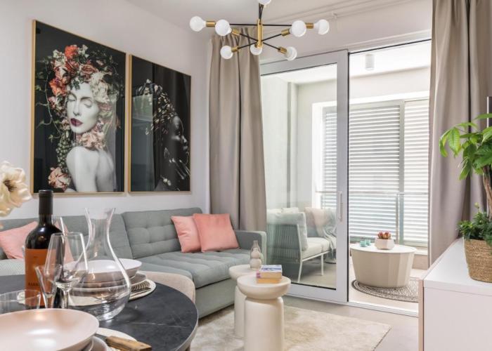 Boutique Soft Tones with Balcony and Secured Garage