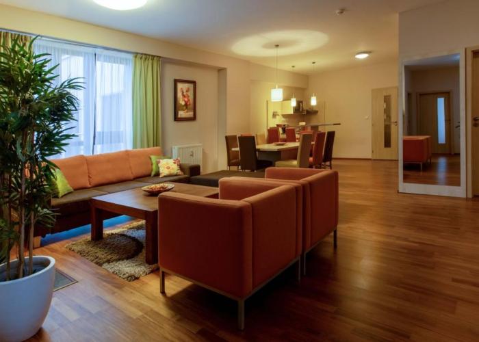 Súkromné apartmány v Crocuse s výhľadom na hory