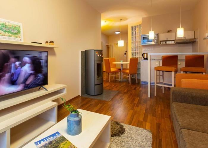 Súkromné apartmány v Crocuse s výhľadom na hory