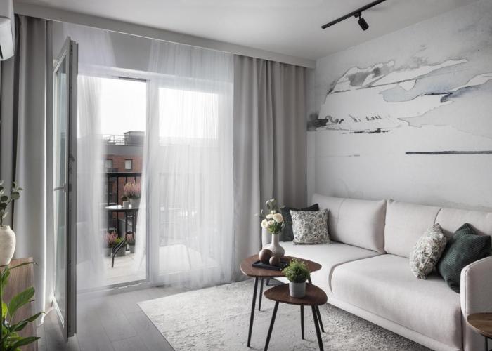 NEW #Madalińskiego57 - city center, new bulding, 2 bedrooms, 2x double beds and a fold-out sofa, separate kitchen, air conditioning, balcony, underground parking, self check in 24h, internet, Netflix, coffee machine, washing machine,1 km to the railway