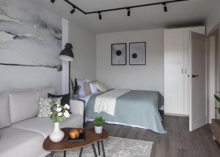 NEW #Madalińskiego57 - city center, new bulding, 2 bedrooms, 2x double beds and a fold-out sofa, separate kitchen, air conditioning, balcony, underground parking, self check in 24h, internet, Netflix, coffee machine, washing machine,1 km to the railway