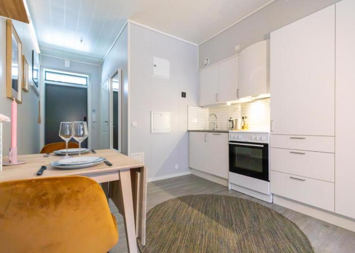 Modern apartment with balcony in the center of Svolvær