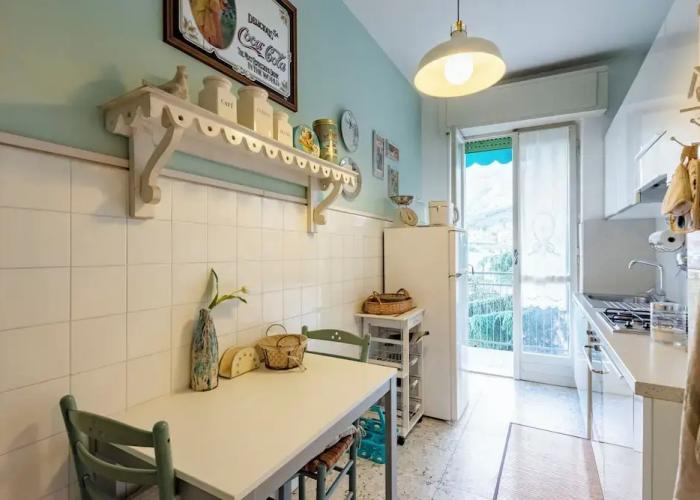 Stylish flat balcony near Rapallo Castle