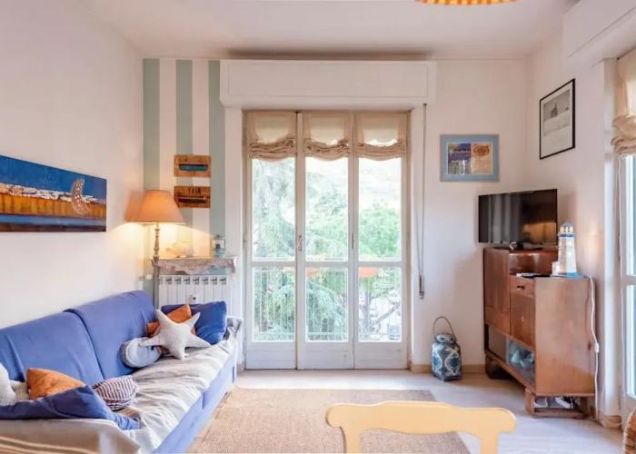Stylish flat balcony near Rapallo Castle