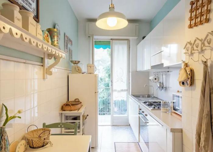 Stylish flat balcony near Rapallo Castle