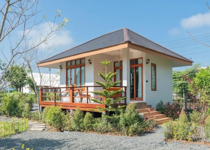 The garden pool villa resort at doisaket