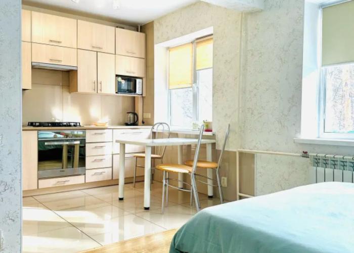 Studiya v samom tsentre s parkovkoy Flat