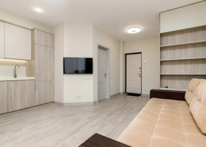 Studiya S Panoramnym Zastekleniem Dlya 3 Gostey Apartment