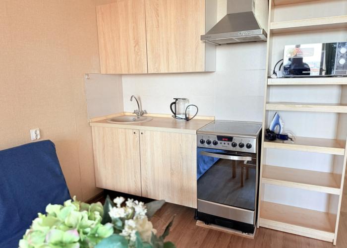 Kvartira studiya Nevabed v Metallostroye na Sadovoy Apartments
