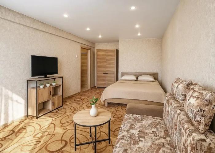 1-k Apartamenty s Evro Remontom Dlya 2 Chelovek Ryadom Vorkutaugol Flat