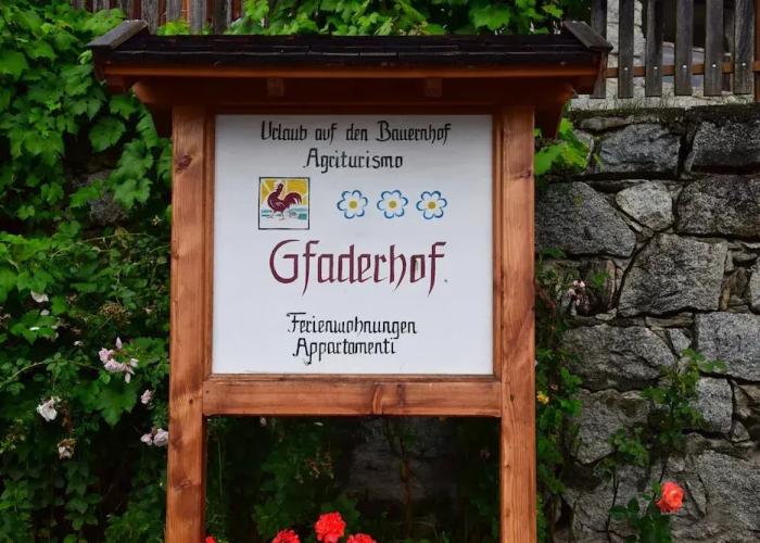 Agriturismo Gfaderhof Ferienwohnungen