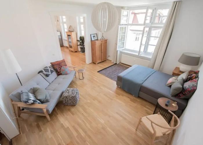 Modern design im klassischen Altbau