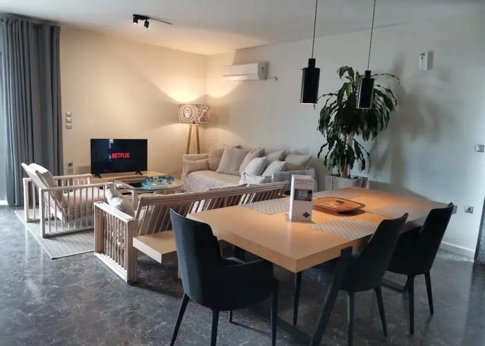 Sea View Beach Penthouse – Athens Coast